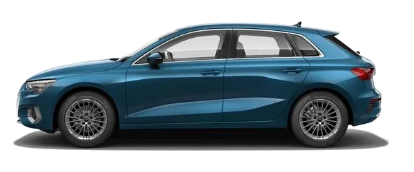 Audi A3 Sportback Metalik Atol Mavi Fabrika Çıkış Rengi