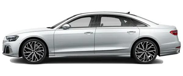 Audi A8 L Metalik Glacier Beyazı Fabrika Çıkış Rengi