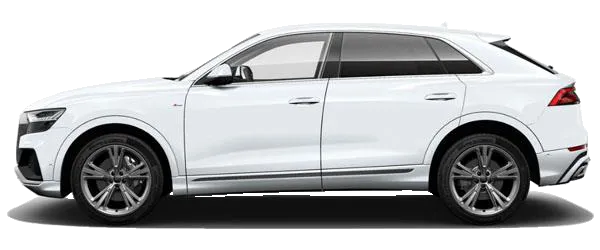 2024 Model Audi Q8 Buzul Beyazı