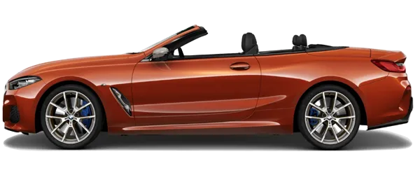 Bmw M8 Cabrio Gün Işığı Turuncu Fabrika Çıkış Rengi