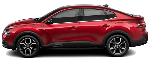 Citroen e-C4 X İksir Kırmızısı Fabrika Çıkış Rengi