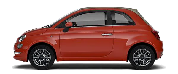 Fiat 500C Mercan Kırmızı Fabrika Çıkış Rengi