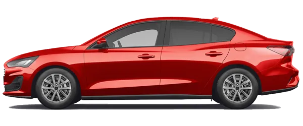 Ford Focus Sedan Fantastik Kırmızı Fabrika Çıkış Rengi