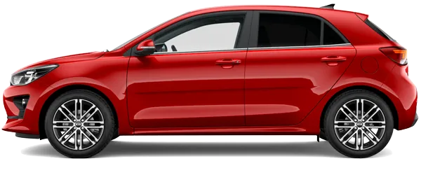 Kia Rio Hatchback Mercan Kırmızı Fabrika Çıkış Rengi