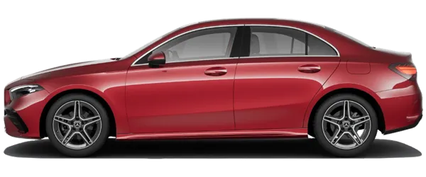 Mercedes A Serisi Sedan Metalik Kırmızı Fabrika Çıkış Rengi