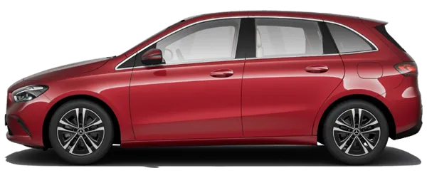 Mercedes B Serisi Metalik Kırmızı Fabrika Çıkış Rengi