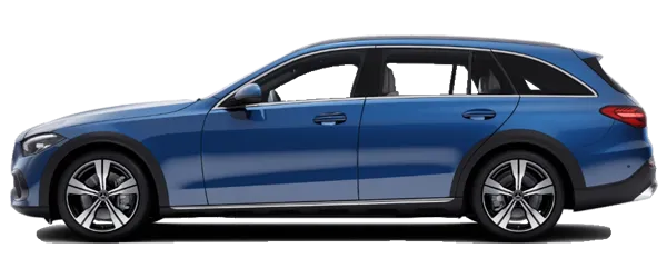 Mercedes C Serisi All Terrain Metalik Spektral Mavi Fabrika Çıkış Rengi