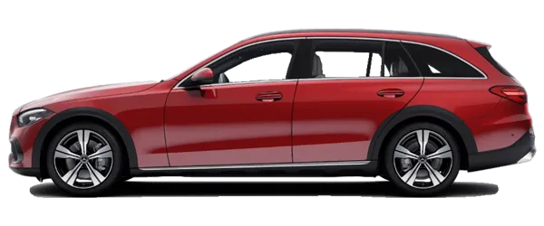 Mercedes C Serisi All Terrain Metalik Sümbül Kırmızısı Fabrika Çıkış Rengi