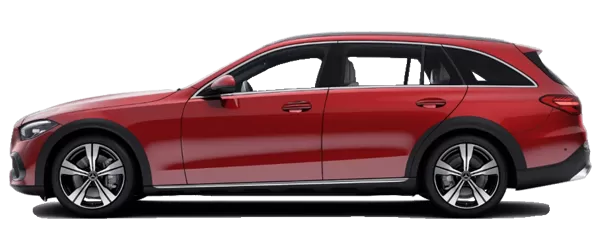 2025 Mercedes C Serisi All Terrain Metalik Sümbül Kırmızısı Rengi