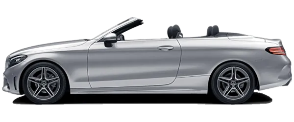 Mercedes C Serisi Cabriolet Gümüş Metalik Fabrika Çıkış Rengi