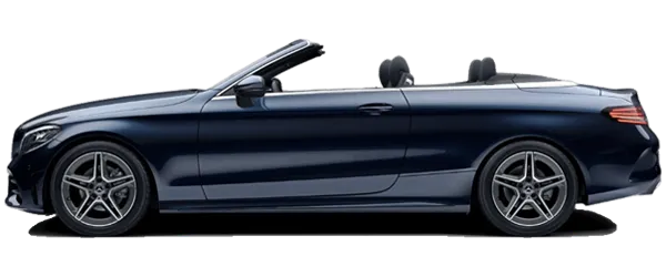 Mercedes C Serisi Cabriolet Metalik Kavansit Mavisi Fabrika Çıkış Rengi