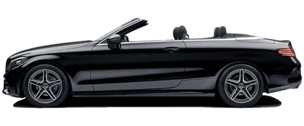 Mercedes C Serisi Cabriolet Opak Siyah Fabrika Çıkış Rengi
