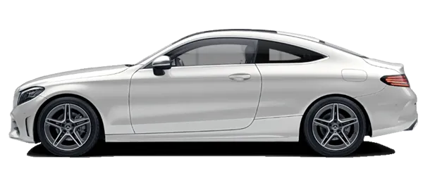 Mercedes C Serisi Coupe Metalik Elmas Beyaz Fabrika Çıkış Rengi