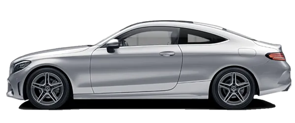 Mercedes C Serisi Coupe Metalik Gümüş Fabrika Çıkış Rengi