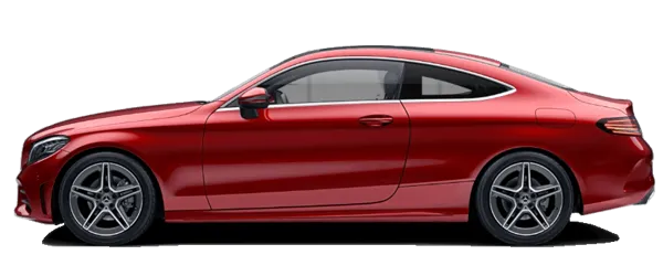 Mercedes C Serisi Coupe Metalik Sümbül Kırmızısı Fabrika Çıkış Rengi