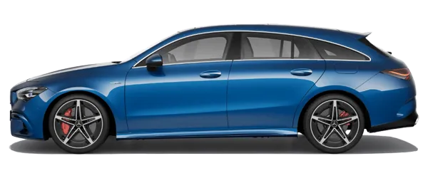 Mercedes CLA Shooting Brake Metalik Spektral Mavi Fabrika Çıkış Rengi