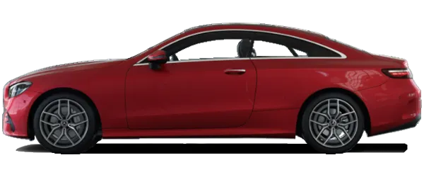 Mercedes E Serisi Coupe Metalik Kırmızı Fabrika Çıkış Rengi