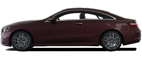 Mercedes E Serisi Coupe Rubelit Kırmızı Fabrika Çıkış Rengi