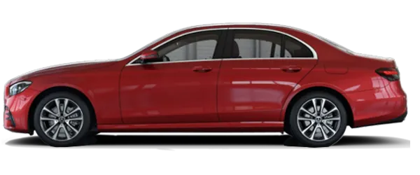 Mercedes E Serisi Sedan Metalik Kırmızı Fabrika Çıkış Rengi