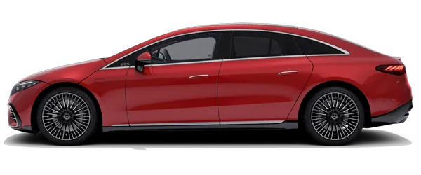 Mercedes EQS Metalik Kırmızı Fabrika Çıkış Rengi