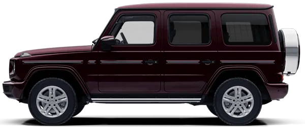 Mercedes G Serisi Metalik Rubelit Kırmızısı Fabrika Çıkış Rengi