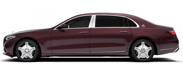 Mercedes S Serisi Maybach Metalik Rubelit Kırmızısı Fabrika Çıkış Rengi