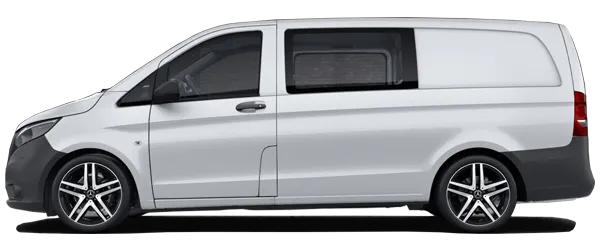 Mercedes Vito Kombi / Mixto Arktik Beyazı