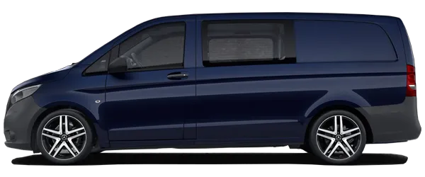 Mercedes Vito Kombi / Mixto Metalik Kavansit Mavisi Fabrika Çıkış Rengi