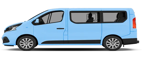 Renault Trafic Combi Buz Mavi Fabrika Çıkış Rengi