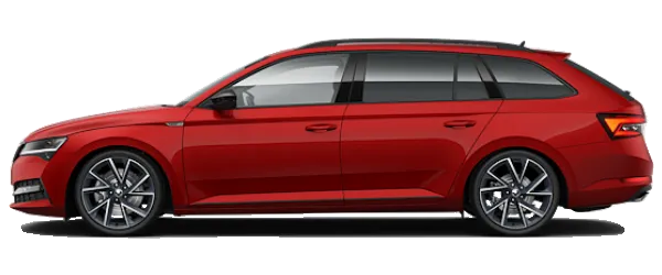 Skoda Superb Combi Metalik Kırmızı Fabrika Çıkış Rengi
