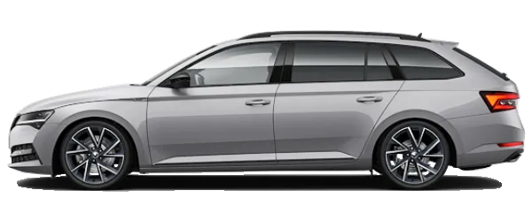 Skoda Superb Combi Metalik Parlak Gümüş Fabrika Çıkış Rengi