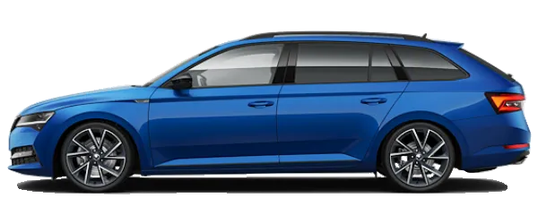 Skoda Superb Combi Metalik Yarış Mavisi Fabrika Çıkış Rengi