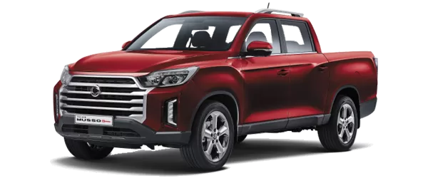 2025 Ssangyong Musso Grand Kiraz Kırmızısı Rengi