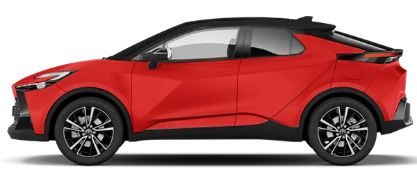 Toyota C-HR Egzotik Kırmızısı (Siyah Tavan) Fabrika Çıkış Rengi