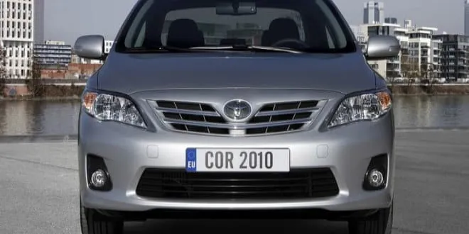 2012 Model Toyota Corolla