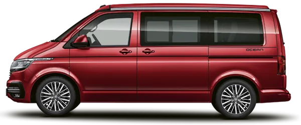 Volkswagen California Fortana Kırmızı Fabrika Çıkış Rengi