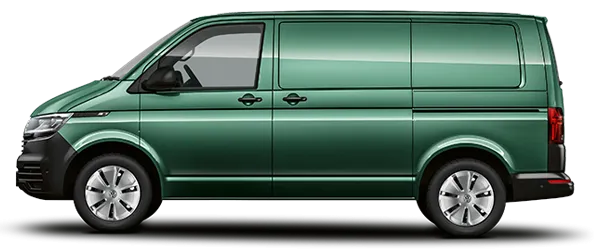Volkswagen Transporter Panelvan Defne Yaprağı Yeşili Fabrika Çıkış Rengi